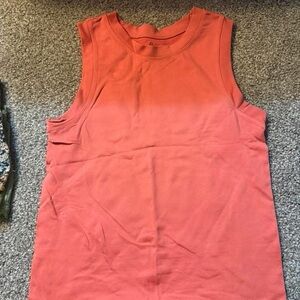 BKE Women's Coral Sleeveless Muscle Tee